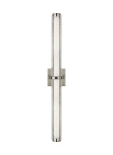 Visual Comfort & Co. Studio Collection WB1878SN-L1 - Cutler 36" Crackle Glass LED Vanity