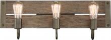 Nuvo 60/6429 - Winchester - 3 Light Pendant with Aged Wood - Bronze Finish