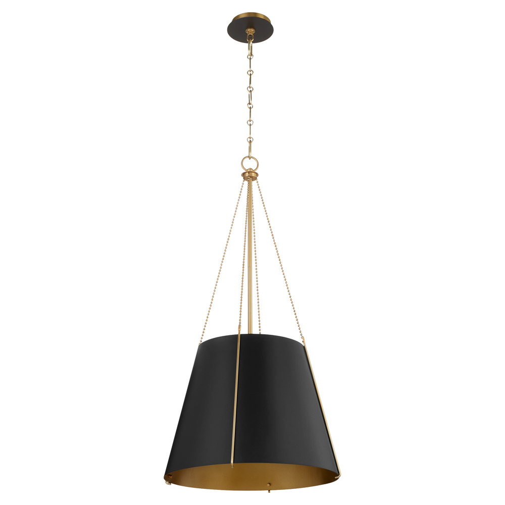 DENISE 18" 3LT PENDANT -MB/AGB