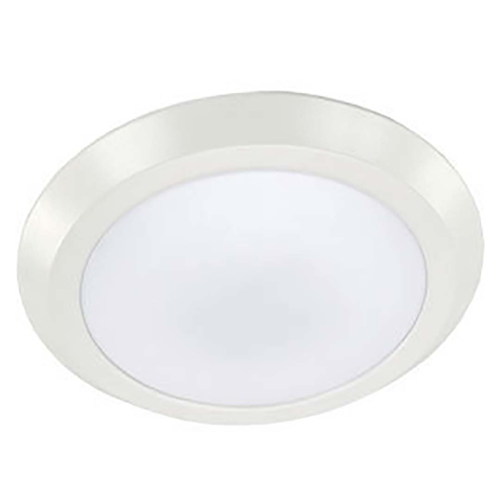 White 4" LED Disk Light - 12W - 3000K Dimmable