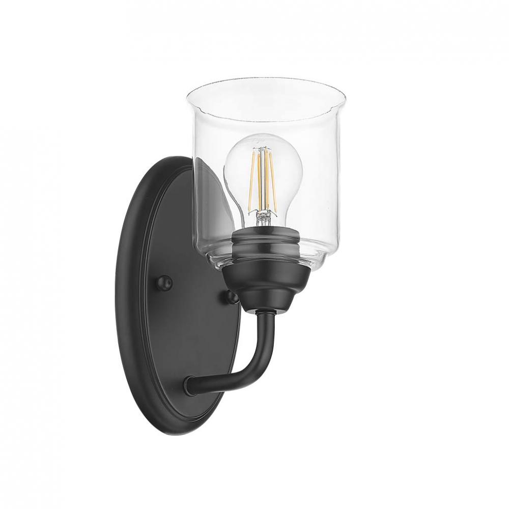 Acheron 1-Light Clear Glass Sconce - MB