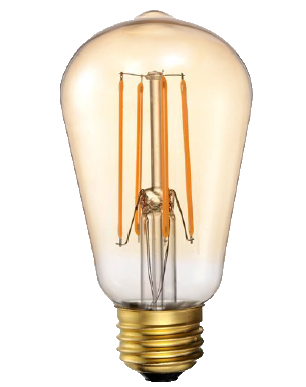 LED ST19 Vintage Filament Lamp - 7W - 2200K