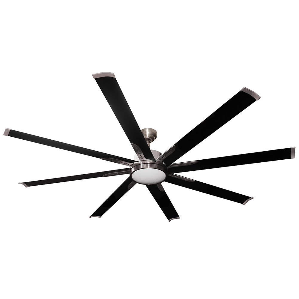 Barcelona 8-Blade 72" NK Fan Matte Black Blades