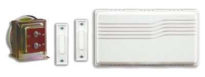 Edwards Two Button White Chime Kit