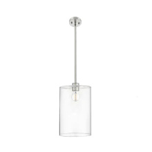 HOMEnhancements 21885 - Minicio 1-Light 9" Clear Glass Pendant - NK