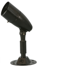 HOMEnhancements 16701 - 10W LED Small Bullet Flood - BK  Includes extension and base