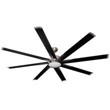 HOMEnhancements 20388 - Barcelona 8-Blade 72" NK Fan Matte Black Blades