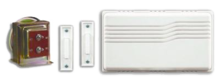 HOMEnhancements 90650 - Edwards Two Button White Chime Kit