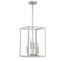 Savoy House Meridian M30008BN - 4-Light Pendant in Brushed Nickel