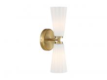 Savoy House Meridian M90109NB - 2 LIGHT WALL SCONCE