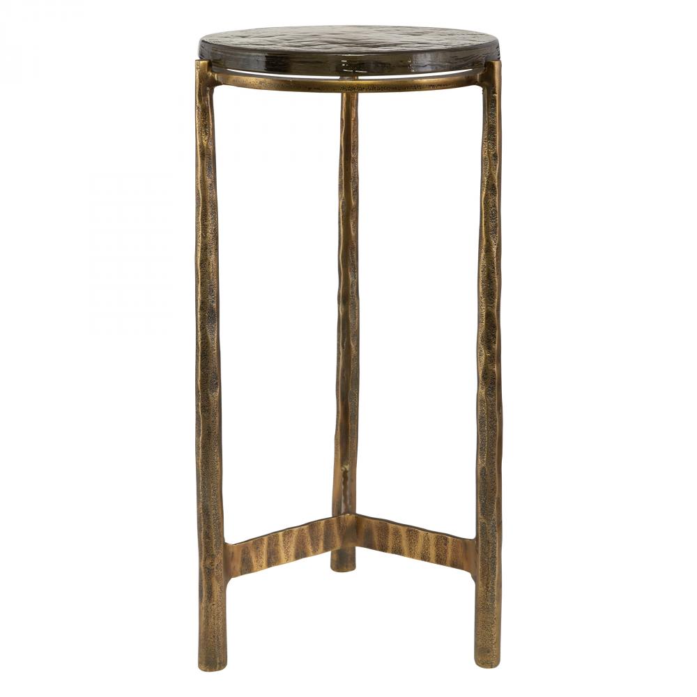 Uttermost Eternity Brass Accent Table
