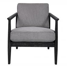 Uttermost 23657 - Uttermost Brunei Modern Gray Accent Chair