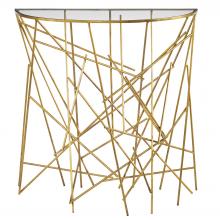Uttermost 25175 - Uttermost Philosopher Gold Console Table