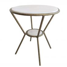 Uttermost 22879 - Uttermost Refuge Round White Side Table