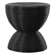Uttermost 22899 - Uttermost Bongo Black Rattan Side Table
