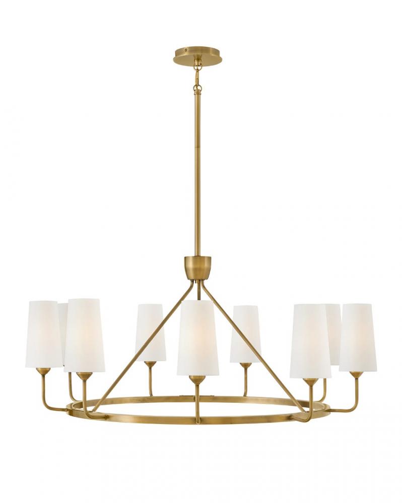 Large Single Tier Chandelier