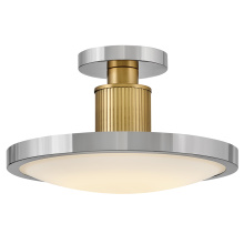 Hinkley 47593PN-LCB - Medium Semi-Flush Mount