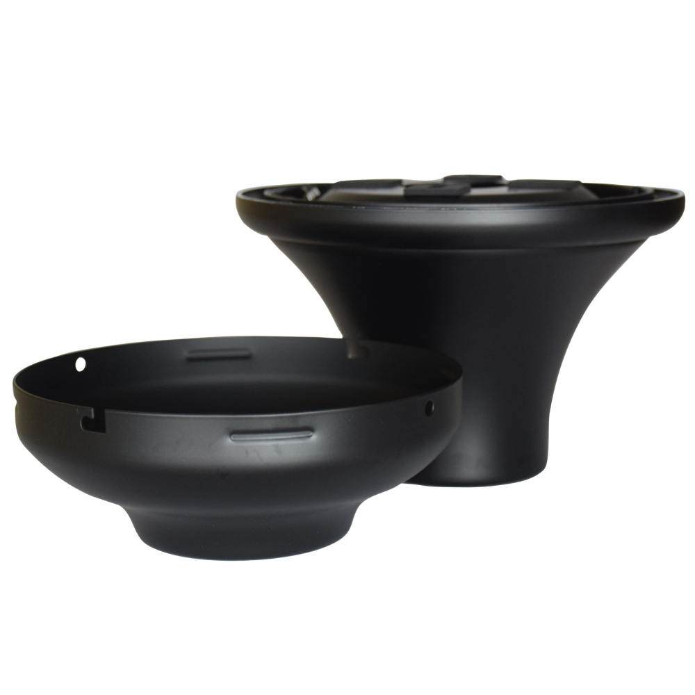 Ceiling Fan Close to Ceiling Kit - Black - Wet Rated