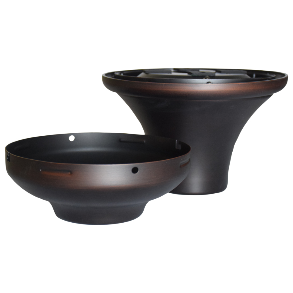 Ceiling Fan Close to Ceiling Kit - Dark Bronze - Wet Rated