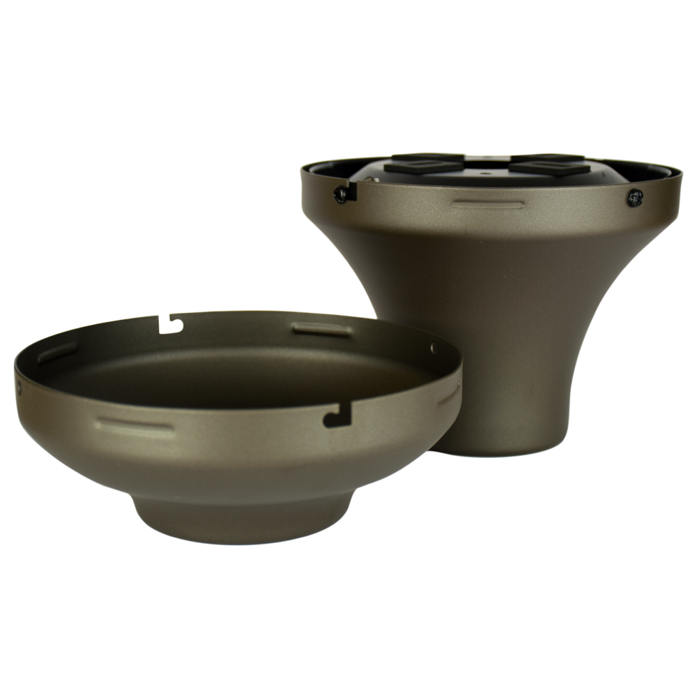 Ceiling Fan Close to Ceiling Kit - Matte Greige - Wet Rated