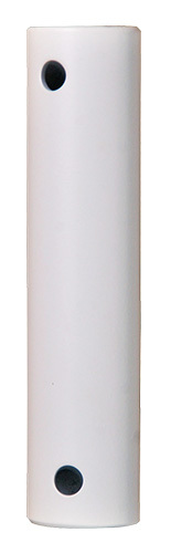 60-inch Stainless Steel Ceiling Fan Downrod - Matte White