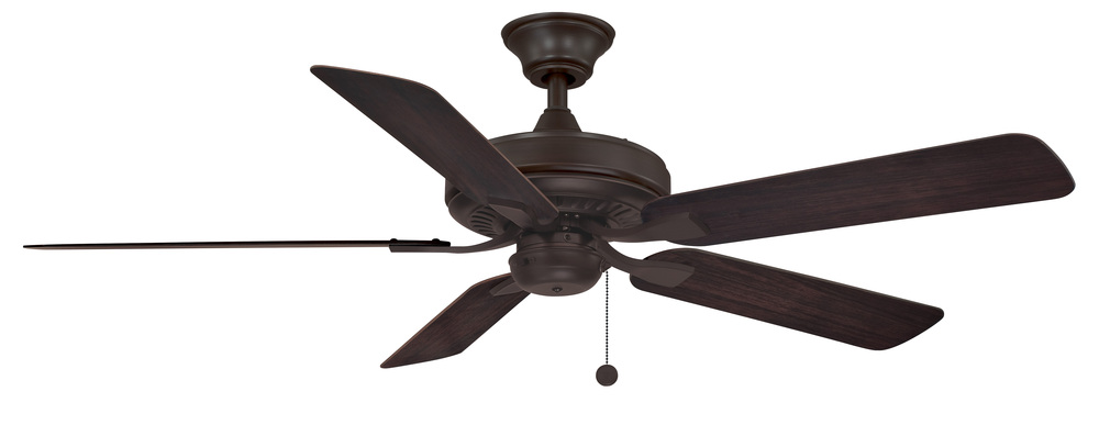 Edgewood 52 inch Indoor/Outdoor Ceiling Fan - Dark Bronze with Dark Walnut blades
