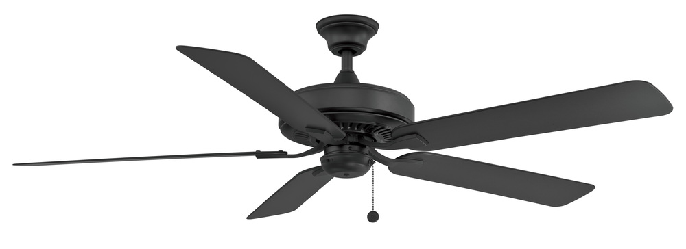 Edgewood 60 inch Indoor/Outdoor Ceiling Fan - Black with Black blades