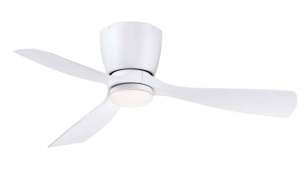 Klinch 44 inch Indoor/Outdoor Ceiling Fan with LED Light Kit - Matte White