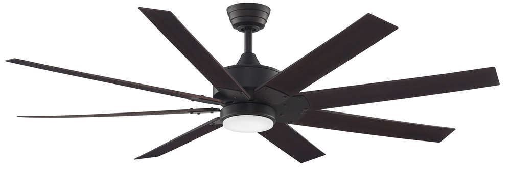 Levon Custom Indoor/Outdoor Ceiling Fan DC Motor - Dark Bronze