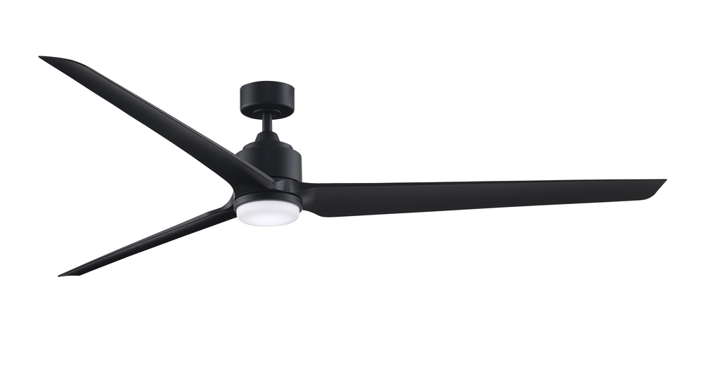 TriAire Custom Indoor/Outdoor Ceiling Fan DC Motor- Black