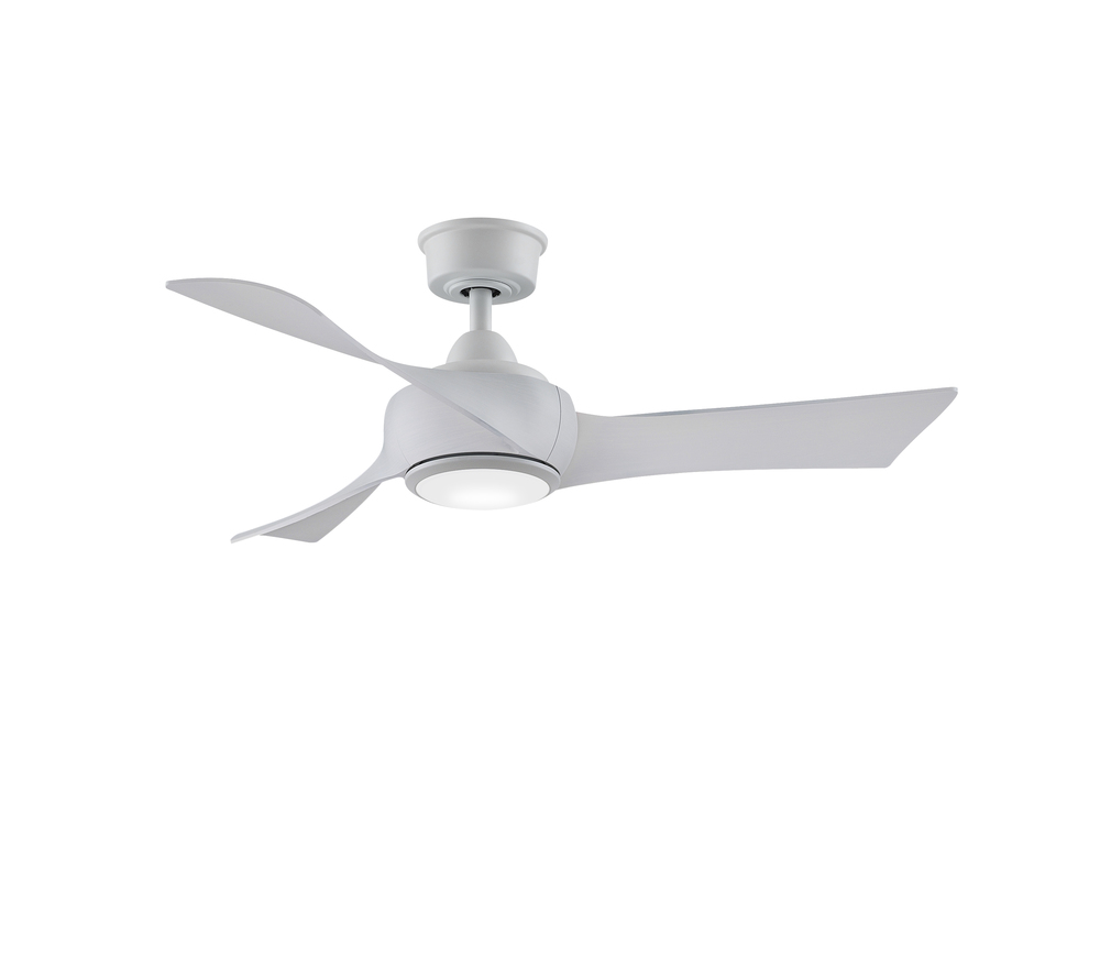 Wrap Custom Indoor/Outdoor Ceiling Fan DC Motor- Matte White