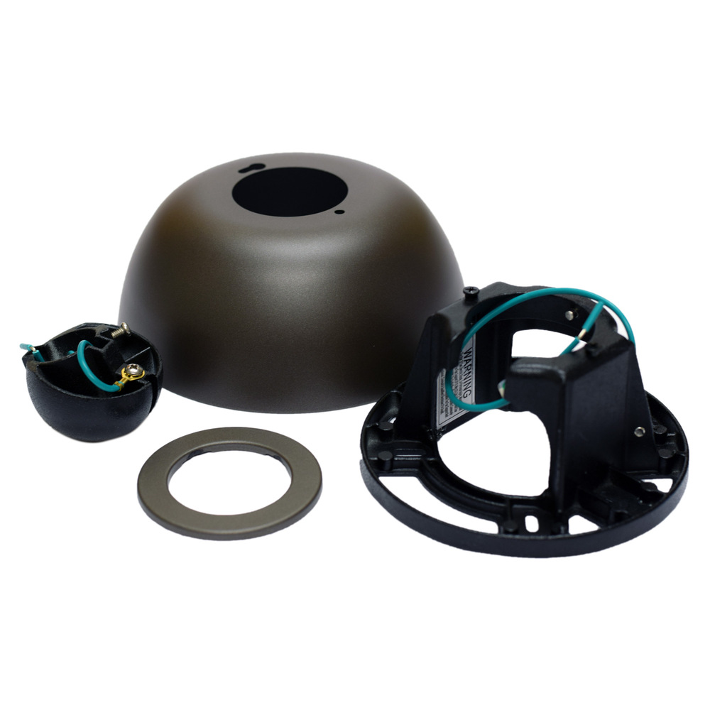 Ceiling Fan Sloped Ceiling Kit - 1-inch - Matte Griege - Wet Rated