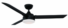 Fanimation FP6729BBLW - Xeno Wet 56 inch Indoor/Outdoor Ceiling Fan with LED Light Kit - Black with Black blades