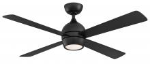 Fanimation FP7652BL - Kwad 52 inch Indoor Ceiling Fan with LED Light Kit - Black