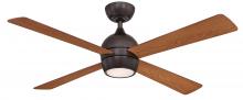 Fanimation FP7652DZ - Kwad 52 inch Indoor Ceiling Fan with LED Light Kit - Dark Bronze