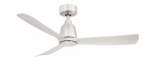 Fanimation FPD8547BN - Kute 44 inch Indoor/Outdoor Ceiling Fan - Brushed Nickel with Brushed Nickel blades