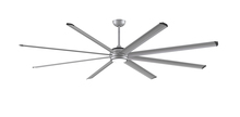 Fanimation MAD7998SLW - Stellar 96 Indoor/Outdoor Ceiling Fan DC Motor with LED CCT Select Light Kit - Silver
