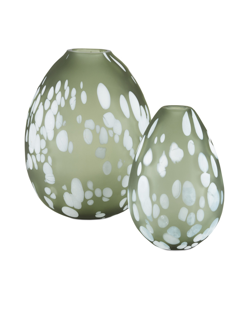 Hana Green Vase Set of 2