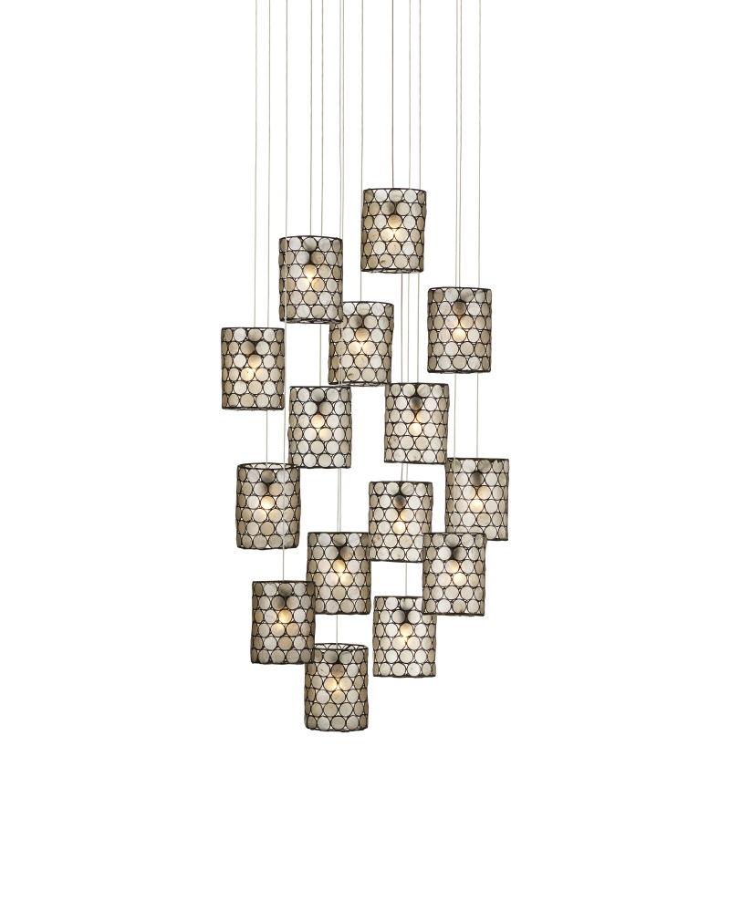 Regatta 15-Light Round Multi-Drop Pendant