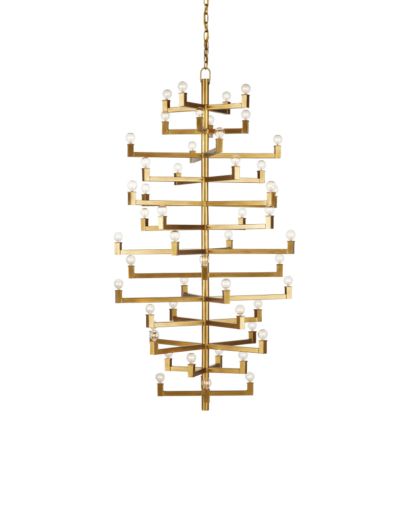 Andre Grande Brass Chandelier
