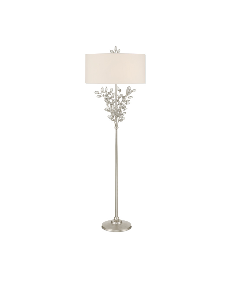 Forget-Me-Not Silver Floor Lamp