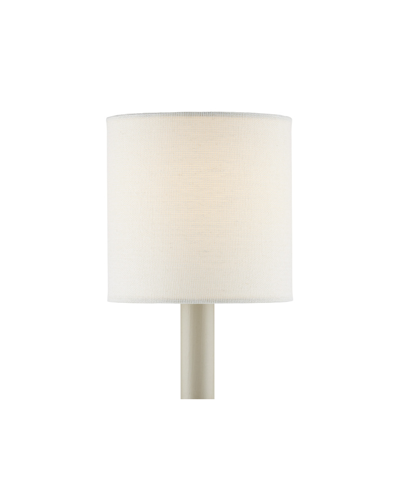 Off White Fine Grasscloth Drum Chandelier Shade