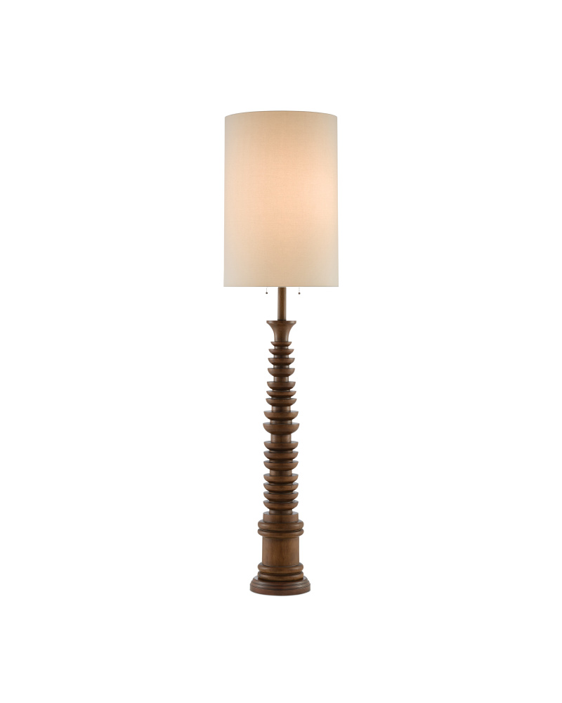 Malayan Natural Floor Lamp