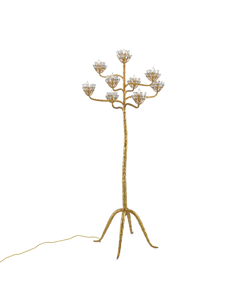 Agave Americana Gold Floor Lamp