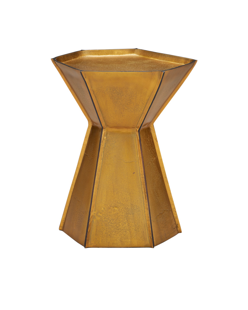 Merola Gold Accent Table