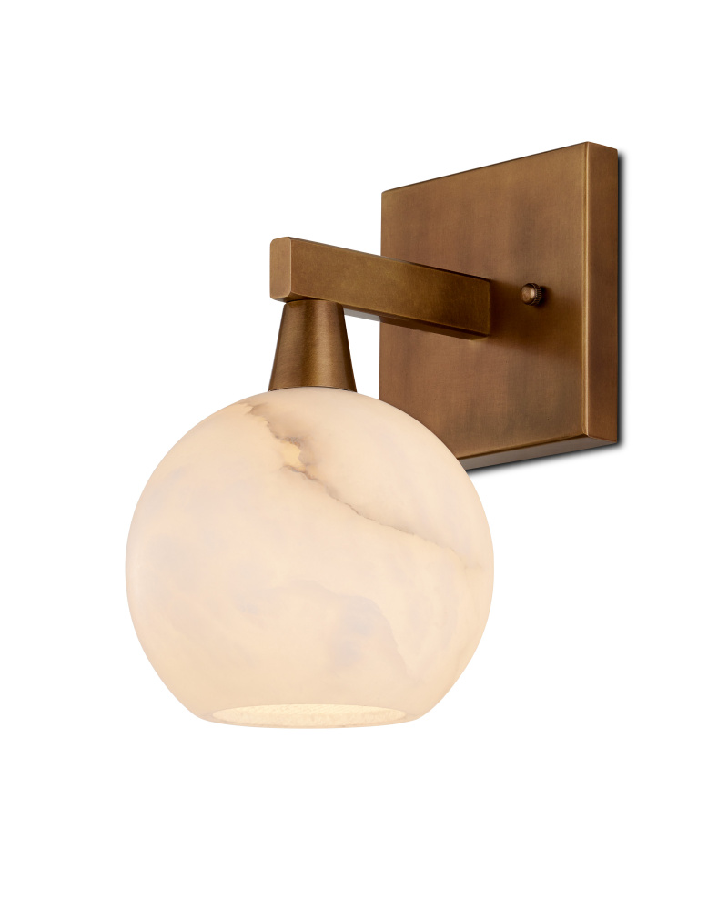 Bombelles Brass Bath Wall Sconce