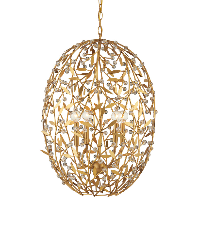 Secret Garden Gold Chandelier