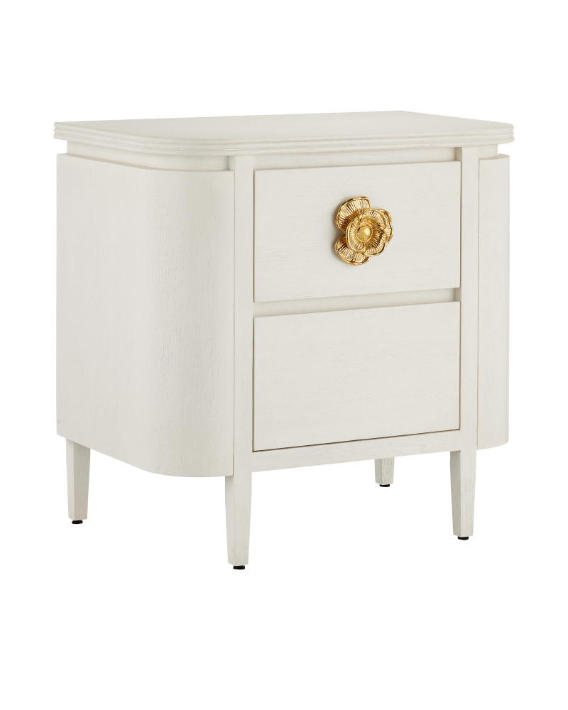 Briallen White Nightstand