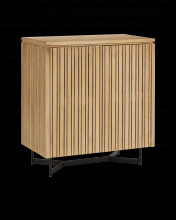 Currey 3000-0293 - Indeo Washed Oak Cabinet
