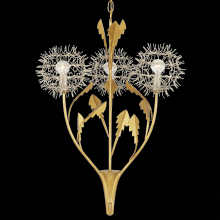 Currey 9000-1081 - Dandelion Silver & Gold Pendant